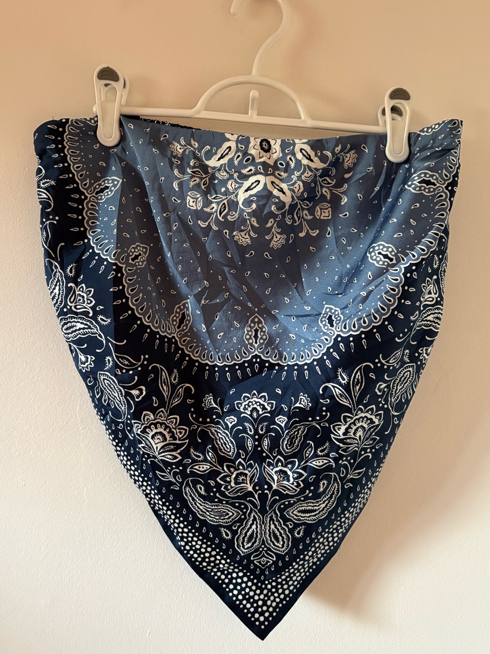 LOFT bandana print scarf top L